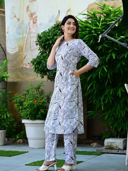 Classic Printed Coord Set for Daily and Casual Wear