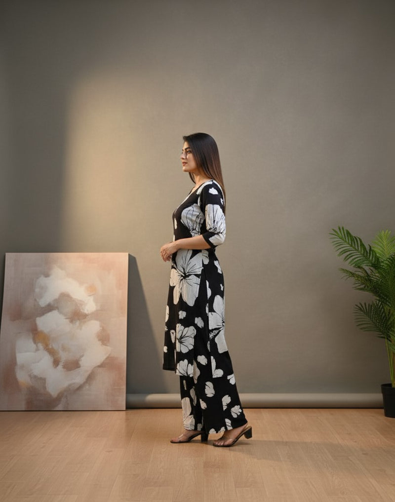 Classic Printed Coord Set for Daily and Casual Wear