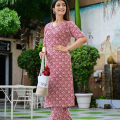 Classic Printed Coord Set for Daily and Casual Wear