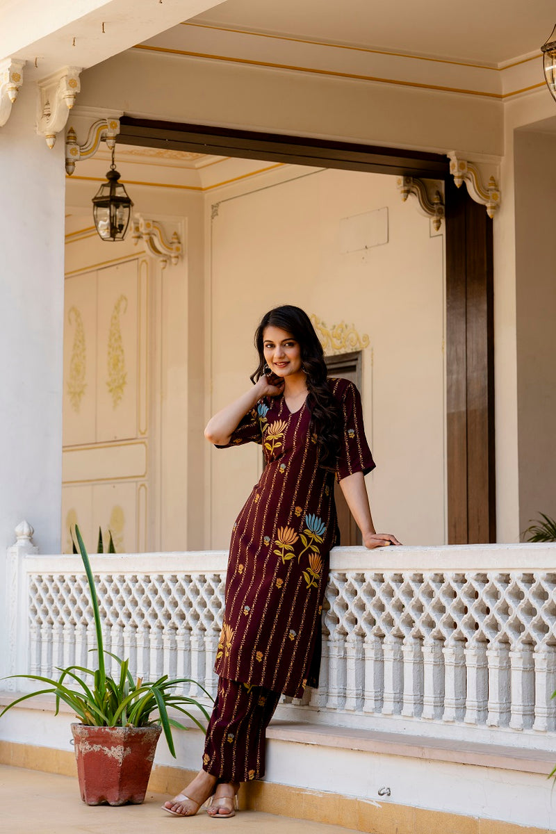 Printed Co-ord Set for Women