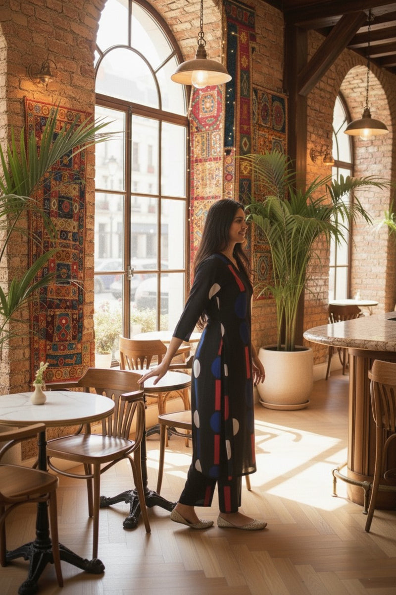 Classic Printed Coord Set for Daily and Casual Wear