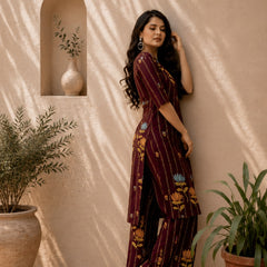 Classic Printed Coord Set for Daily and Casual Wear