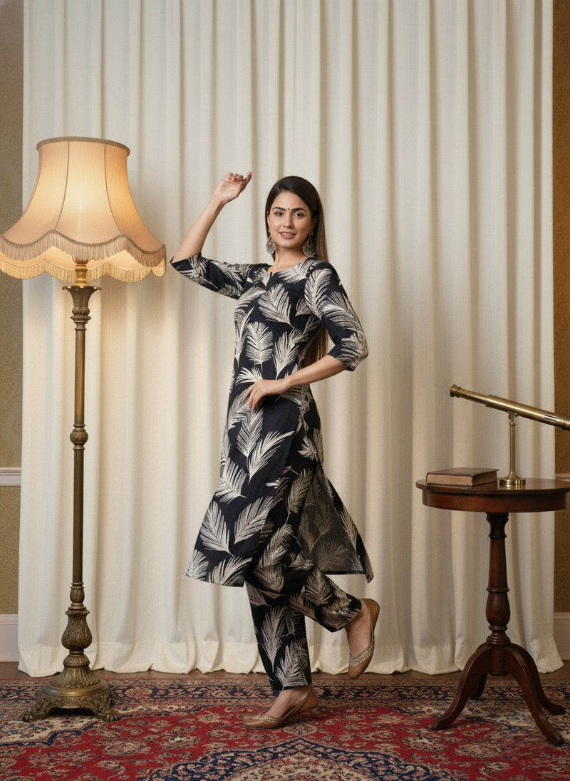 lassic Printed Coord Set for Daily and Casual Wear