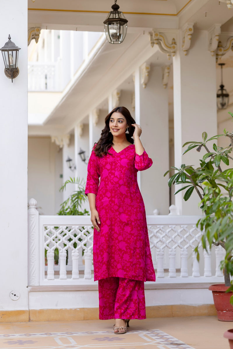 Classic Printed Coord Set for Daily and Casual Wear