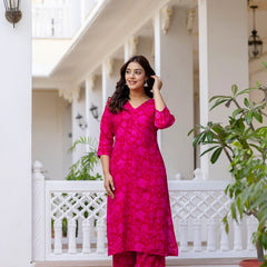 Classic Printed Coord Set for Daily and Casual Wear