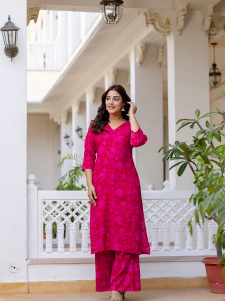 Classic Printed Coord Set for Daily and Casual Wear