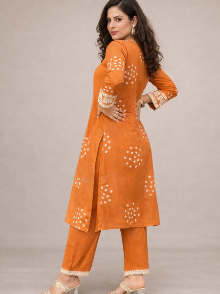 Classic Embroidered Coord Set for Daily and Casual Wear