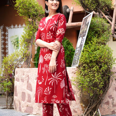 Classic Printed Coord Set for Daily and Casual Wear