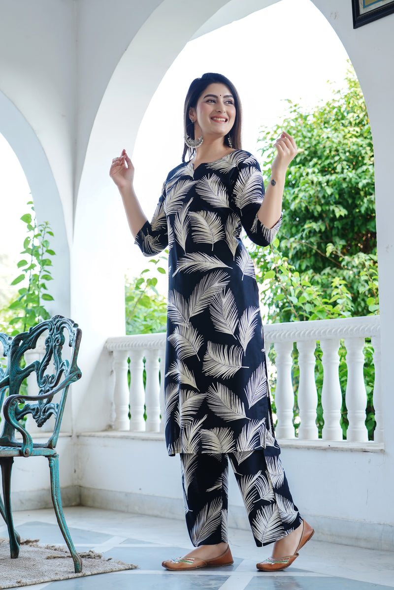 Classic Printed Coord Set for Daily and Casual Wear