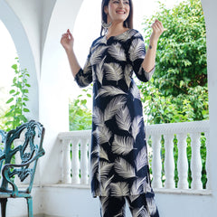 Classic Printed Coord Set for Daily and Casual Wear