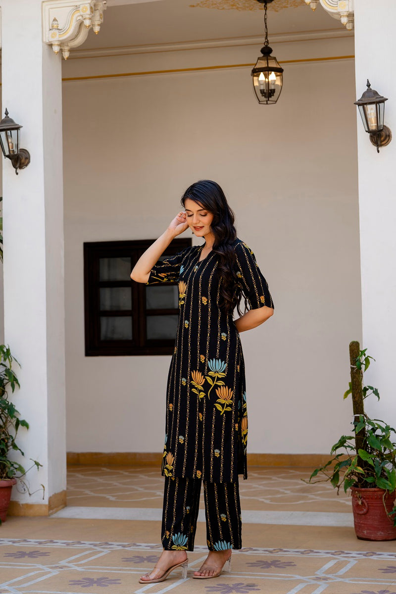 Printed Co-ord Set for Women