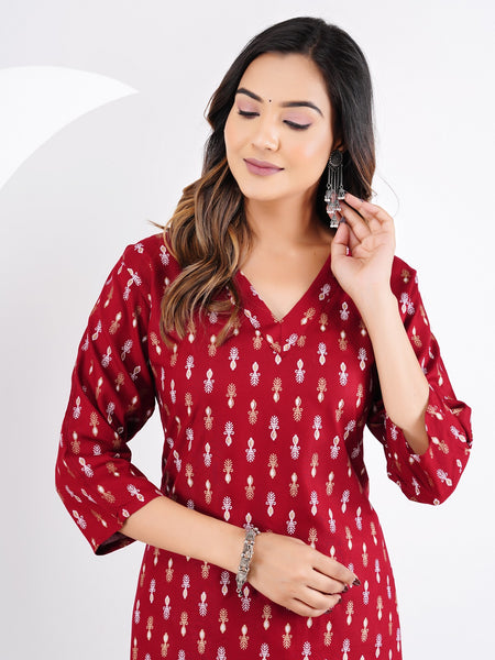 Classic Printed Coord Set for Daily and Casual Wear