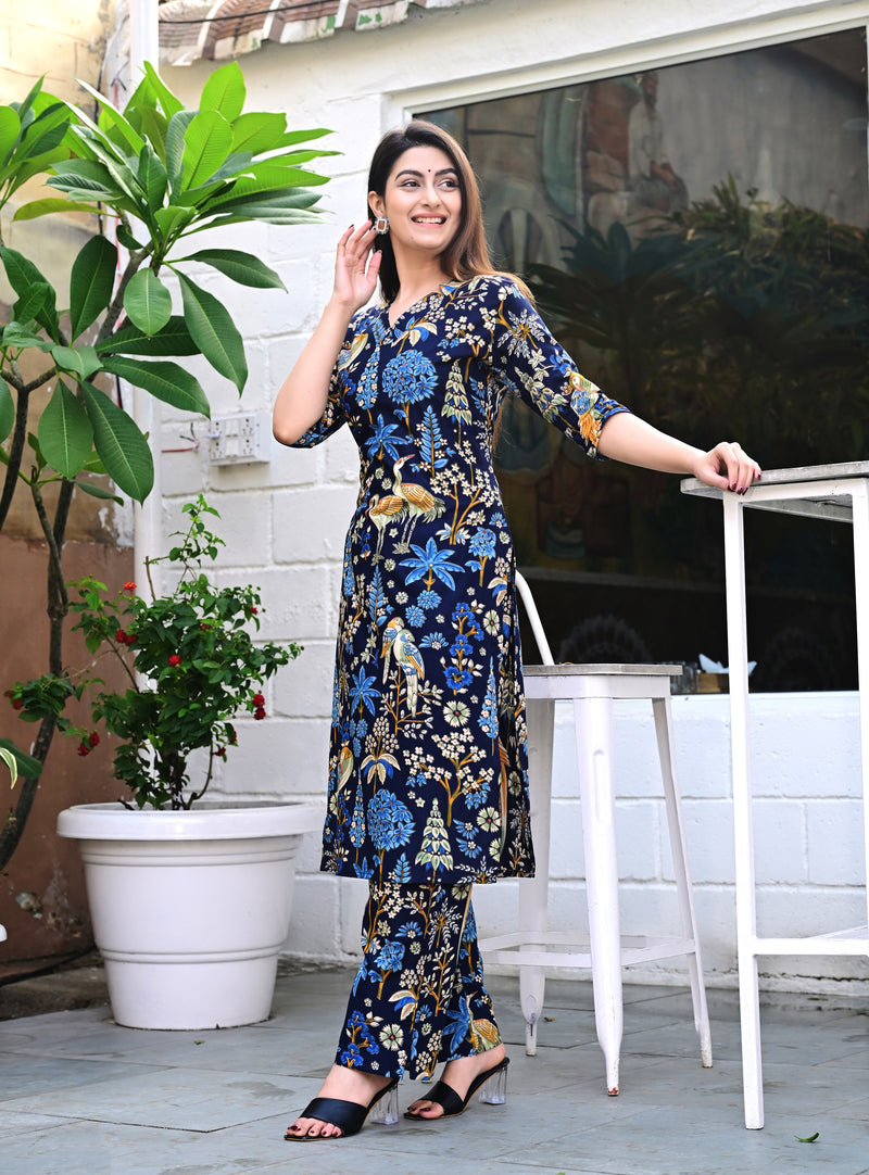 Classic Printed Coord Set for Daily and Casual Wear