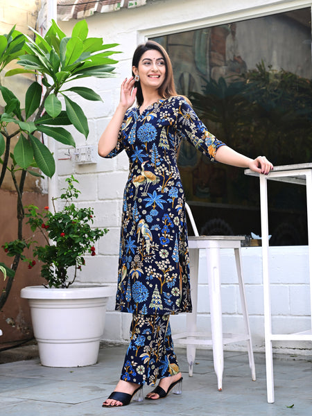 Classic Printed Coord Set for Daily and Casual Wear