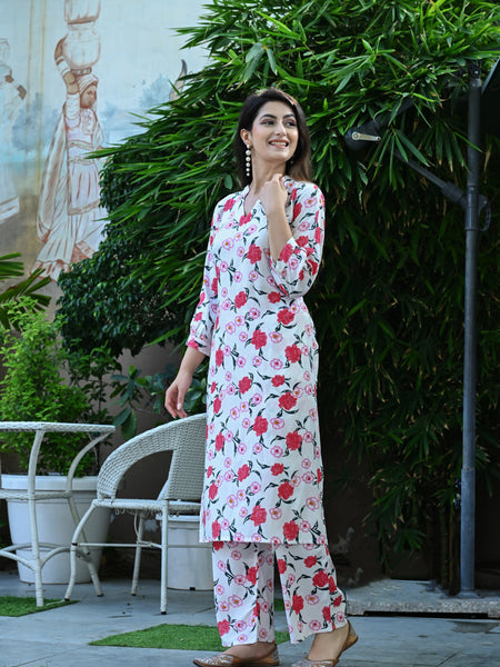 Classic Printed Coord Set for Daily and Casual Wear