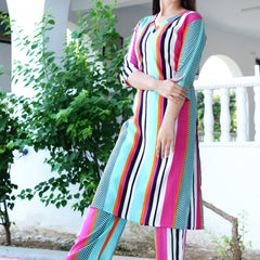 Classic Printed Coord Set for Daily and Casual Wear