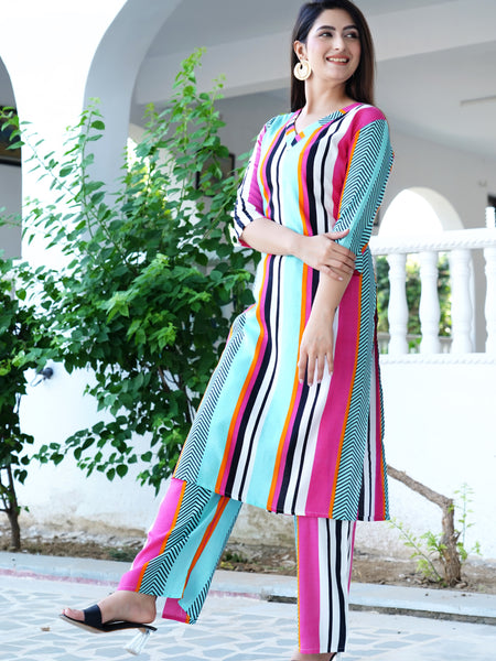 Classic Printed Coord Set for Daily and Casual Wear