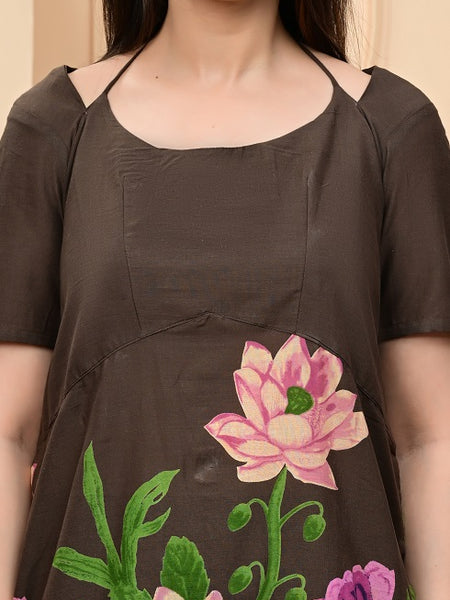 Trendy Printed Coord Set with Short Kurti and Palazzo