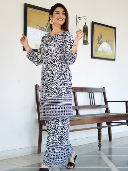 Classic Printed Coord Set for Daily and Casual Wear