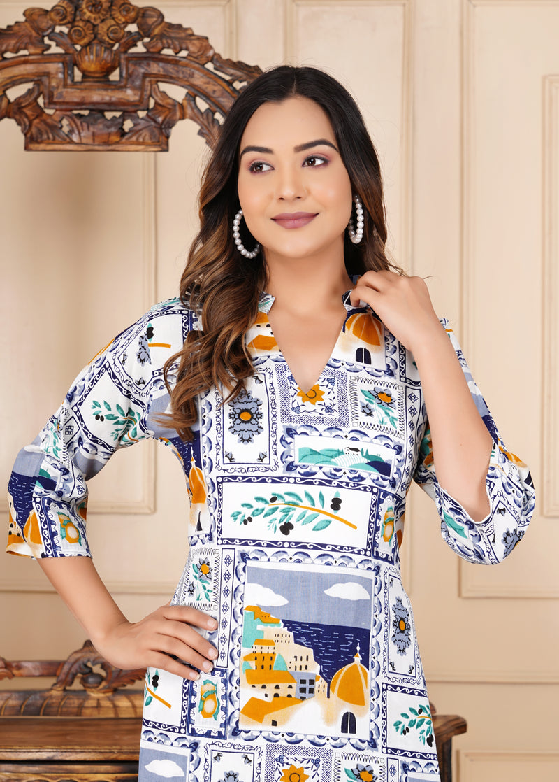 Classic Printed Coord Set for Daily and Casual Wear