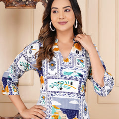 Classic Printed Coord Set for Daily and Casual Wear