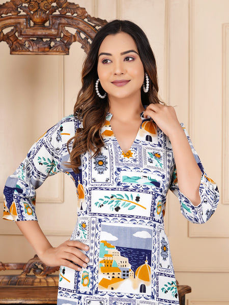 Classic Printed Coord Set for Daily and Casual Wear