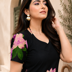 Trendy Printed Coord Set with Short Kurti and Palazzo