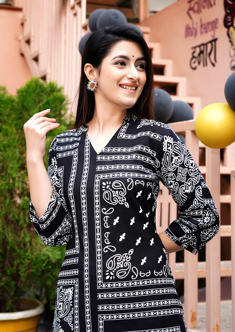 Classic Printed Coord Set for Daily and Casual Wear