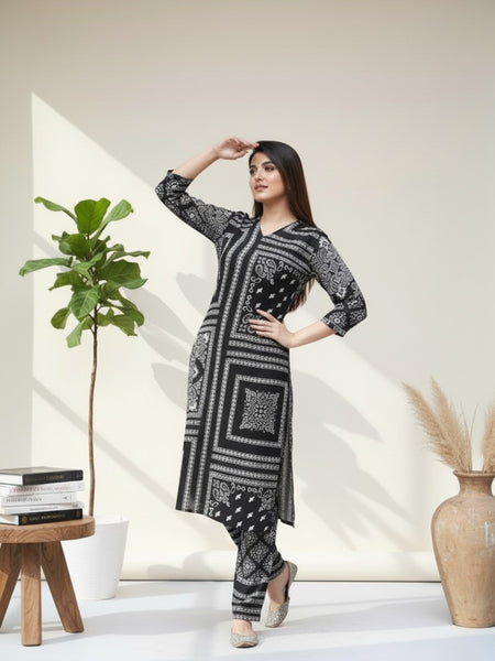 Classic Printed Coord Set for Daily and Casual Wear