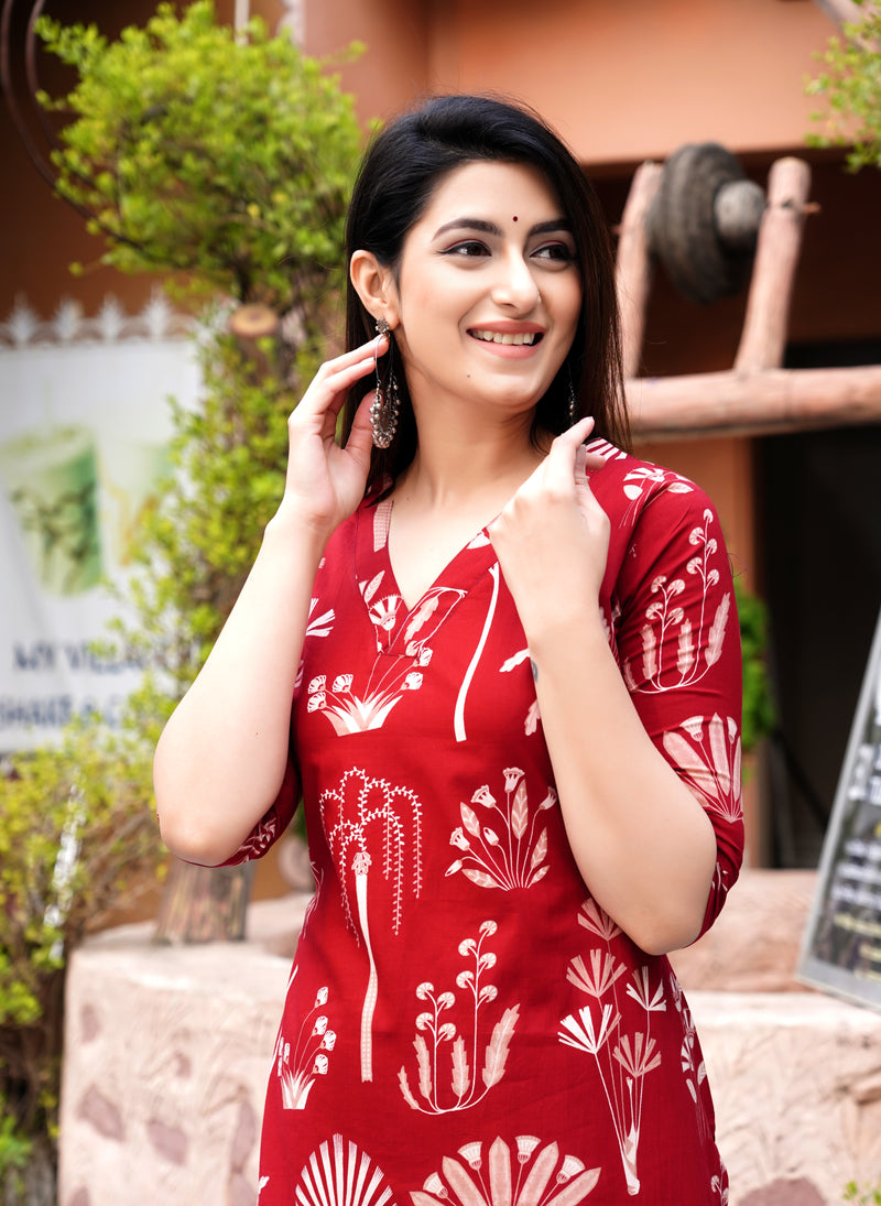 Classic Printed Coord Set for Daily and Casual Wear