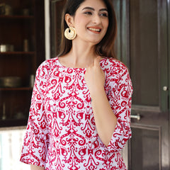 Classic Printed Coord Set for Daily and Casual Wear