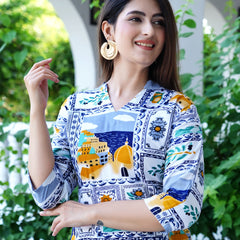 Classic Printed Coord Set for Daily and Casual Wear