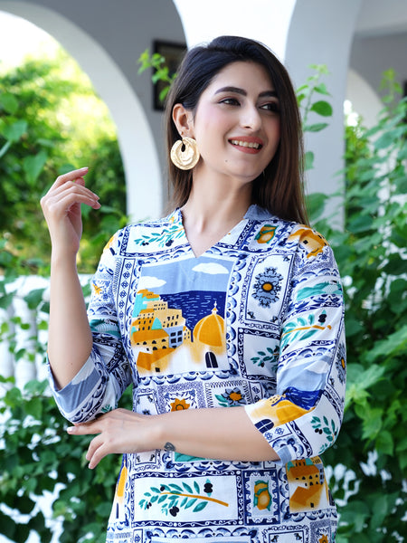 Classic Printed Coord Set for Daily and Casual Wear