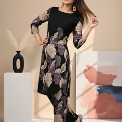 Classic Printed Coord Set for Daily and Casual Wear