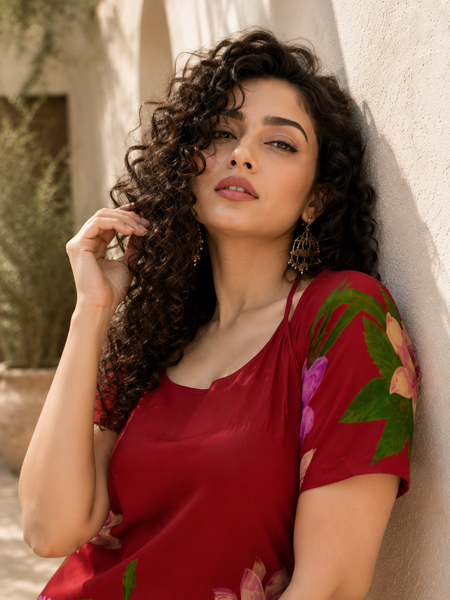 Trendy Printed Coord Set with Short Kurti and Palazzo