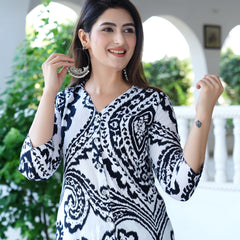 Classic Printed Coord Set for Daily and Casual Wear