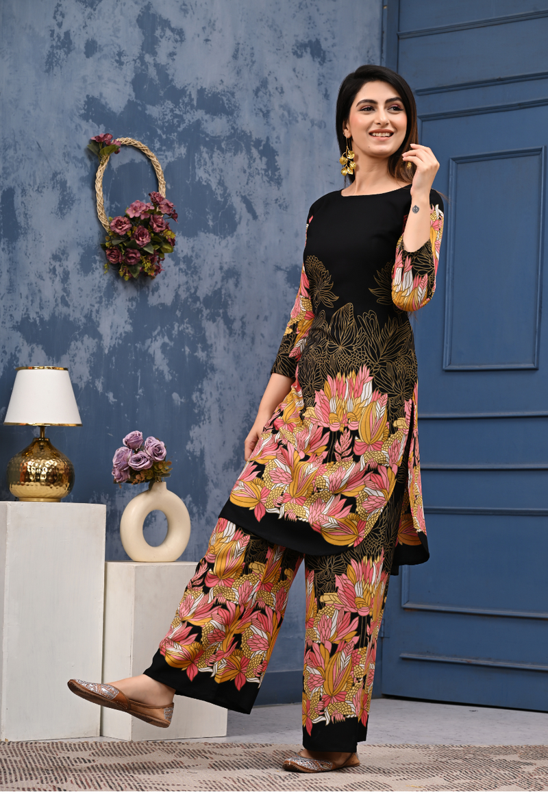 Classic Printed Coord Set for Daily and Casual Wear