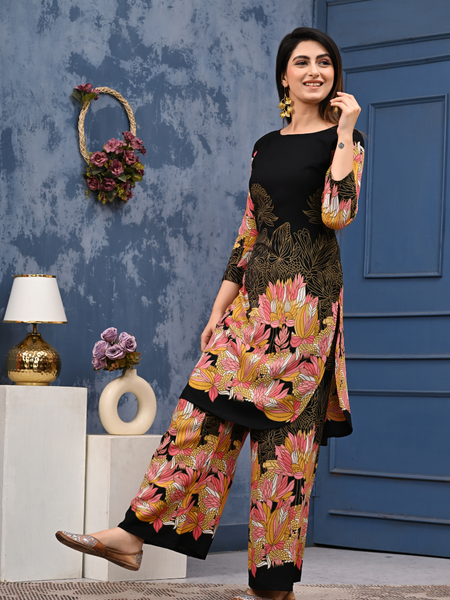 Classic Printed Coord Set for Daily and Casual Wear