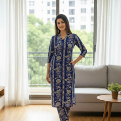 Classic Printed Coord Set for Daily and Casual Wear