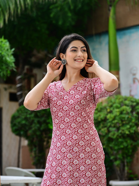 Classic Printed Coord Set for Daily and Casual Wear