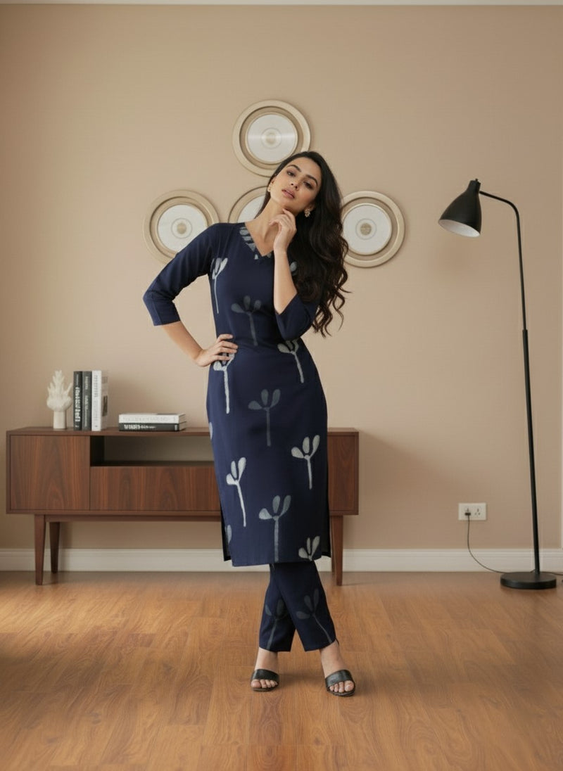 Classic Printed Coord Set for Daily and Casual Wear