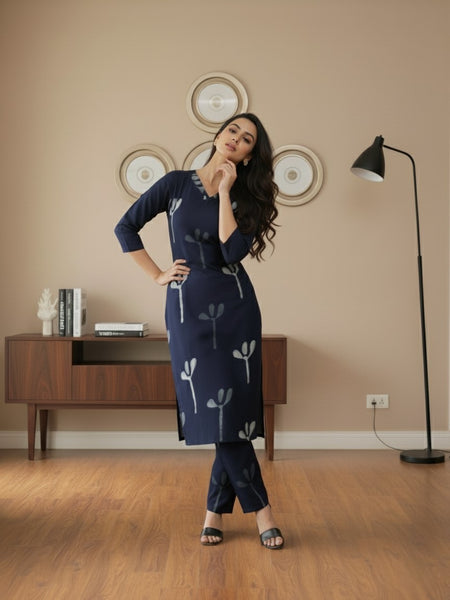 Classic Printed Coord Set for Daily and Casual Wear