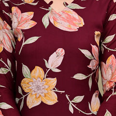 Short Length Full-sleeve Kurti with Corset Back Dori