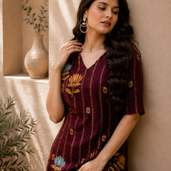 Classic Printed Coord Set for Daily and Casual Wear