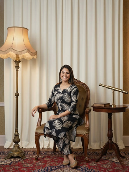 lassic Printed Coord Set for Daily and Casual Wear