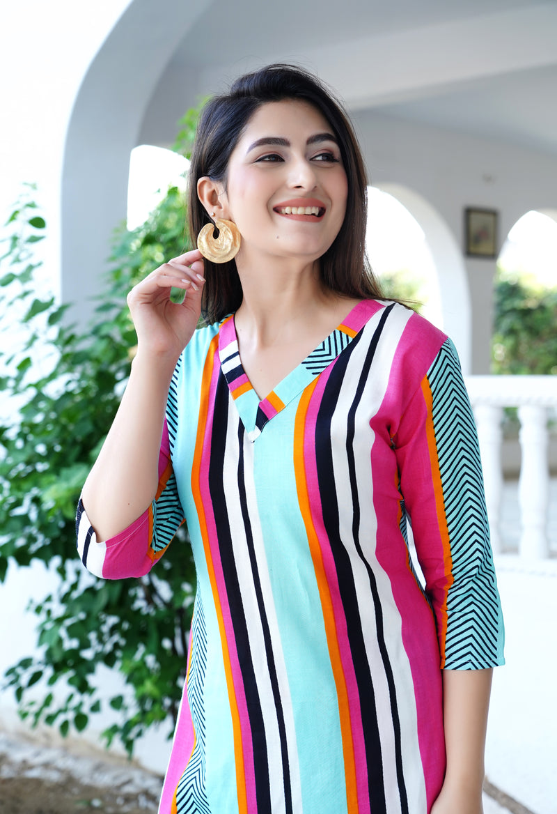 Classic Printed Coord Set for Daily and Casual Wear