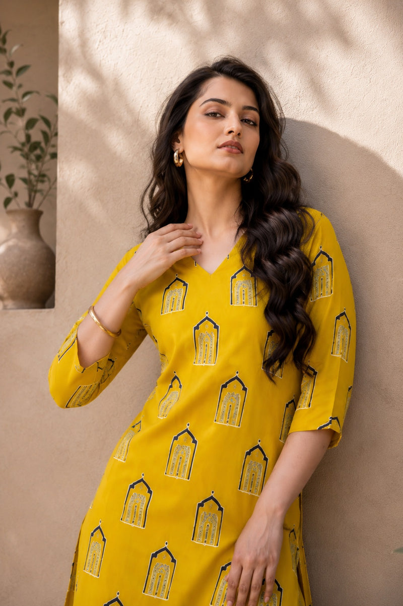 Classic Printed Coord Set for Daily and Casual Wear