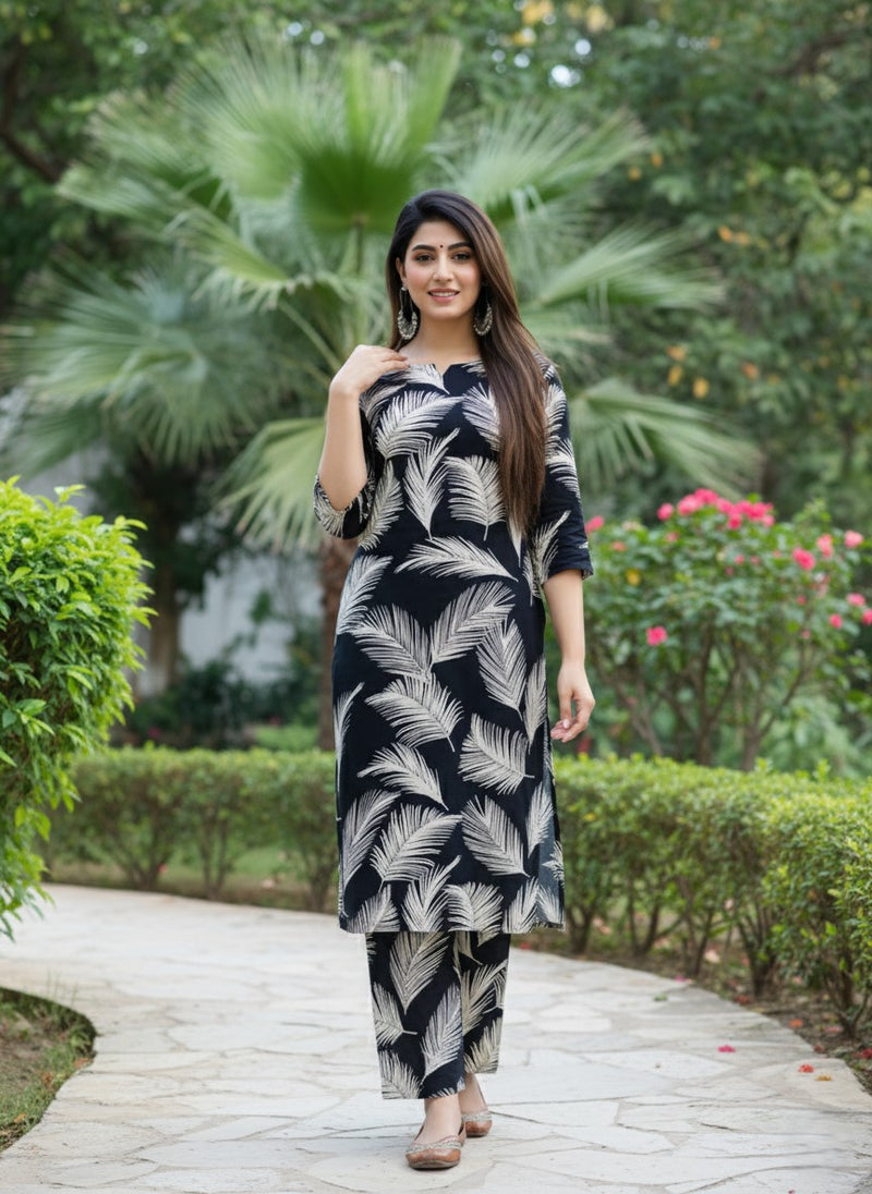 Classic Printed Coord Set for Daily and Casual Wear