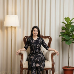 Classic Printed Coord Set for Daily and Casual Wear