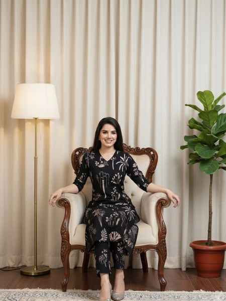 Classic Printed Coord Set for Daily and Casual Wear